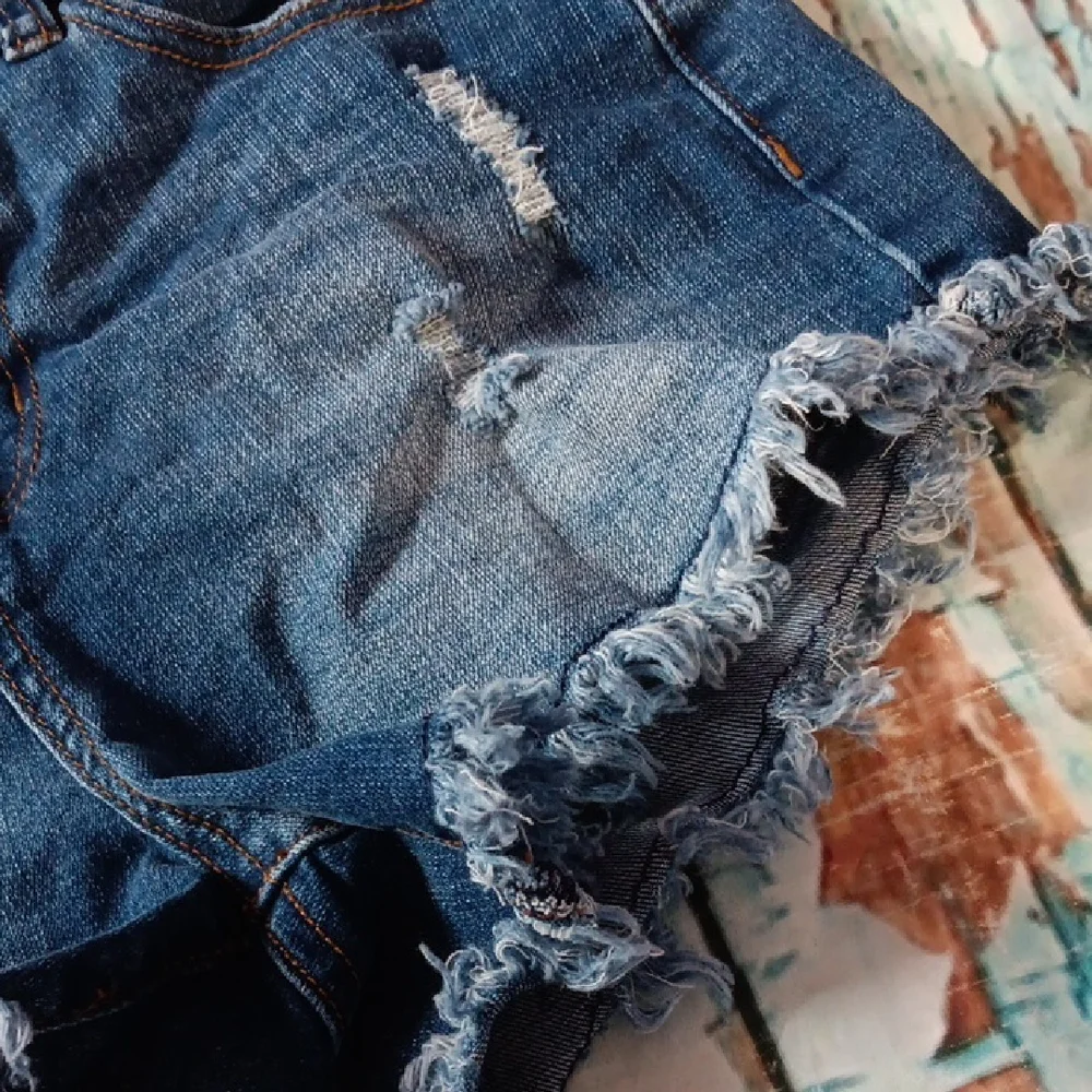 🔷️3-$15🔷️NOBO | Distressed Ripped Denim Shorts Size 5